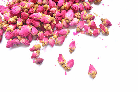 dry rose bud teaの写真素材