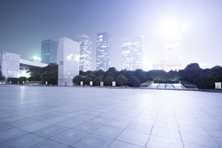 modern building in center financial cityのeditorial素材