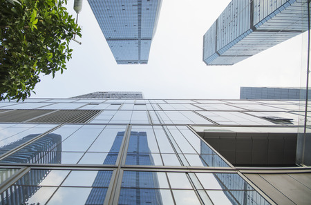 modern building in center financial cityのeditorial素材