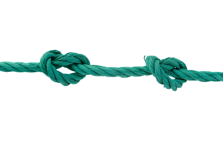Rope with knotの写真素材