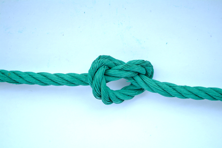 Rope with knotの写真素材