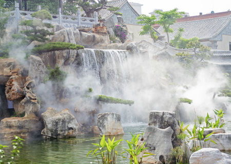 Chinese ancient zen gardenの写真素材