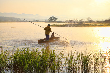 Morning view of Upo Swamp, Changnyeong-gun, Korea