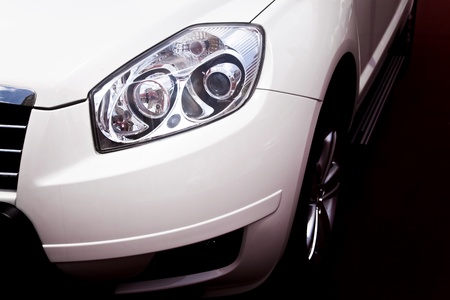 car headlightの写真素材