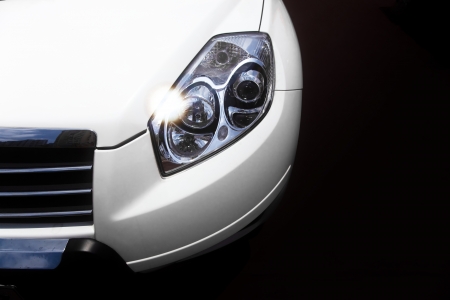 car headlightの写真素材