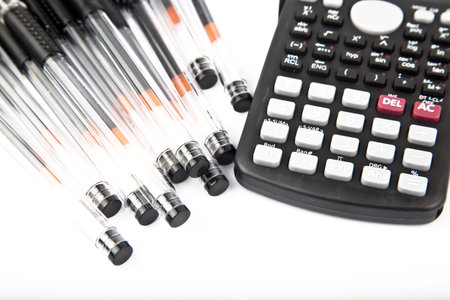 calculator with pens