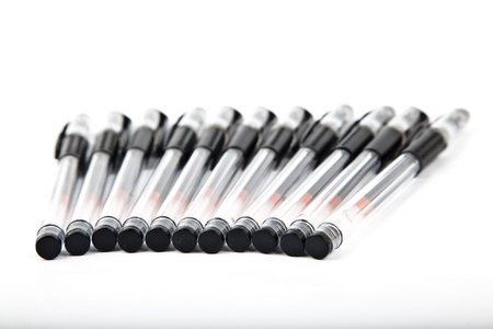 group of pensの写真素材