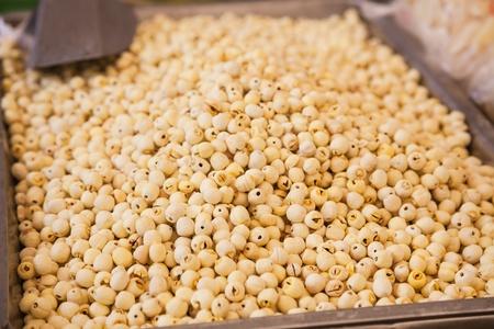 lotus seed in market placeの写真素材