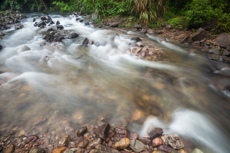 Matoushang creek in Fuzhou Zixi county,Jiangxi Provinceの写真素材