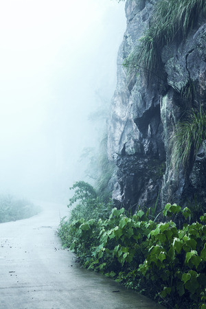 road in the mountainの写真素材