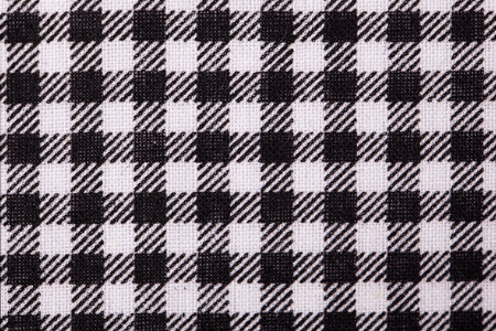 black grid table cloth