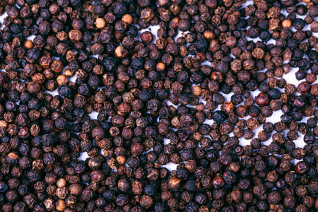 black pepper with old film effect