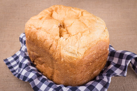bread on table cloth