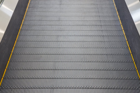 escalator in the building