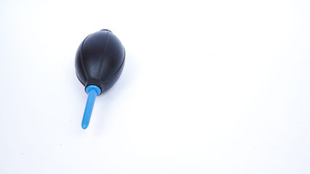 camera dust cleaner isolated white background