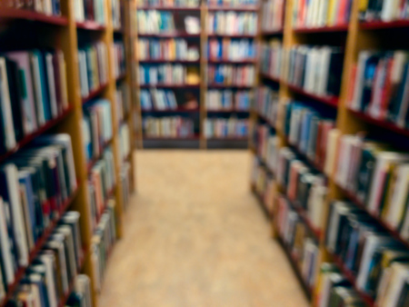 lots of books in library in stockholmの写真素材