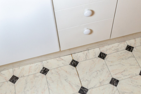 original kitchen interior from the 1980'sの写真素材