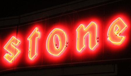 Letters in the Night - Abstract art of colorの写真素材