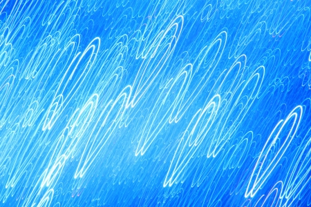 Blue Circles - Background of Color, Light and Abstract Artの写真素材