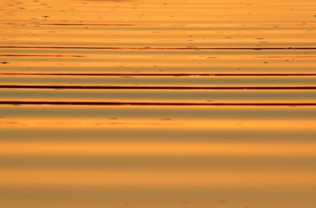 Water and Sunset Background - Golden Waves of Color from Africaの写真素材