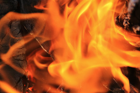 Fire and Flame Background - Colorful and Hot