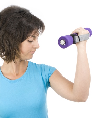 Woman working out の写真素材