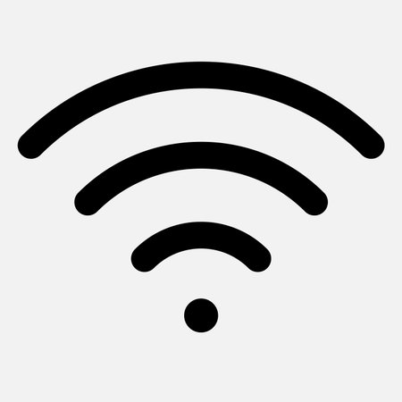 The wireless signal icon. Modern modem internet icon.のイラスト素材