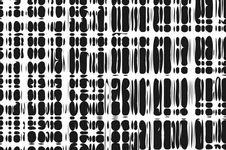 Chaotic abstract black and white grunge background. Vector illustrationのイラスト素材
