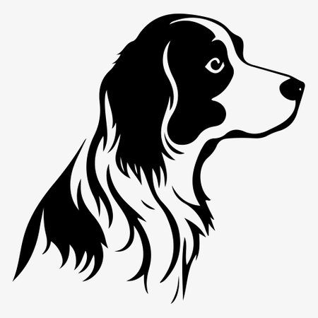 Dog head icon vector illustration. vector illustrationのイラスト素材
