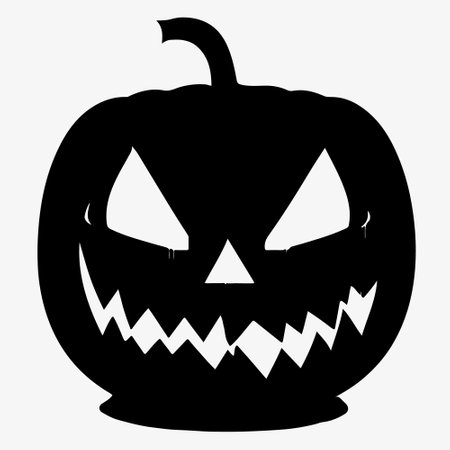 Pumpkin, simple style. Vegetable pumpkin, decoration on Halloween. Vector Eps illustration.のイラスト素材