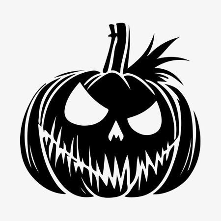 Pumpkin, simple style. Vegetable pumpkin, decoration on Halloween. Vector Eps illustration.のイラスト素材