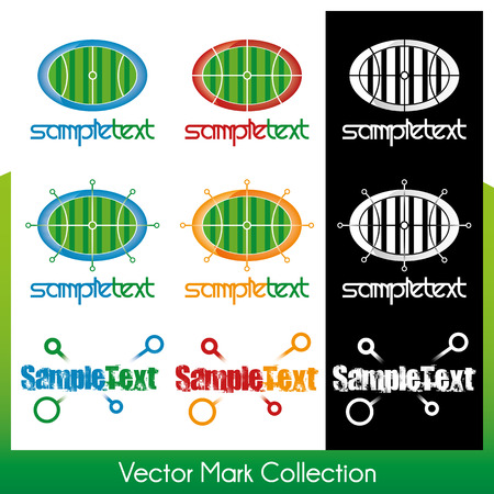 Vector symbol collection related to sports and activityのイラスト素材