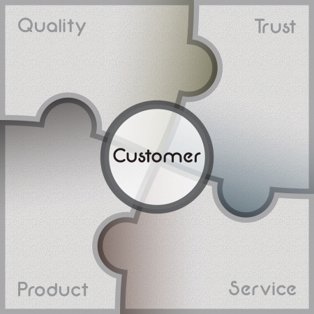 Business presentation templateのイラスト素材