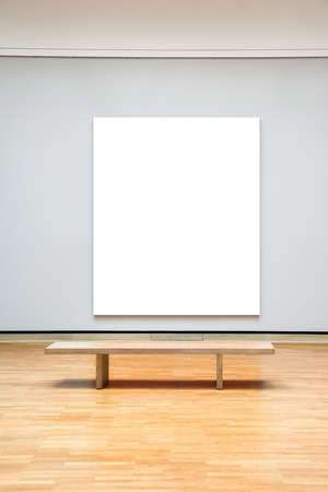 Art Museum Frame Wall Ornate Minimal Design White Isolated Clipping Path Templateの写真素材