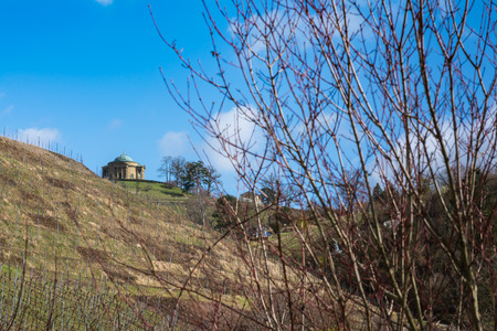 Grabkapelle Stuttgart Mausoleum European Blue Skies Old Architecture Landscape Beautiful Monument Germanyの写真素材