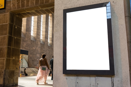 Blank Ad Space City Urban Environment Stuttgart Geramny Public Building Wallの写真素材