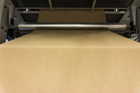 Cardboard Manufacturing Layering Rollers Roll Industrial Industry Printing Packaging Material...