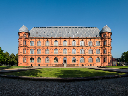 Gottesaue Palace Castle Schloss in Karlsruhe Musik Hochschule University Architecture Building Exteriorのeditorial素材