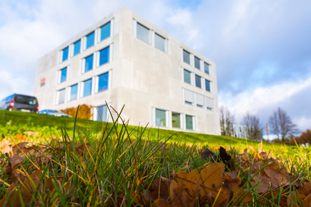 Hochschule der Medien Stuttgart Media Neubau New Buildingのeditorial素材