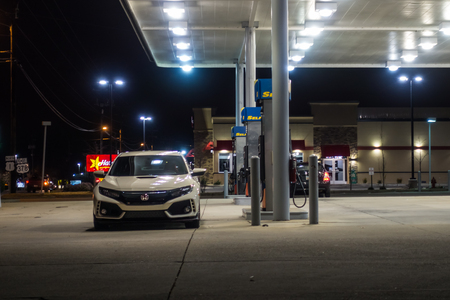 Honda Civic Type R Outside in Use Owner Editorial December 2018のeditorial素材