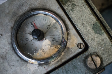 Broken Cracked Gauge Industrial Machineryの写真素材