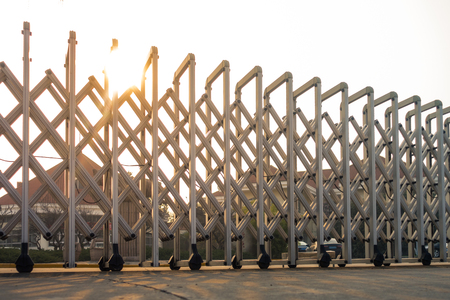 Chinese Electric Telescopic Door  in Xi'an ï¼China, March 2018の写真素材