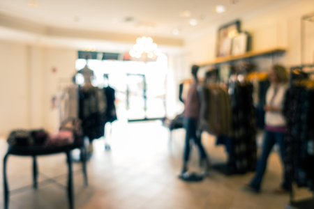 A Clothing Shop in Chinaの写真素材