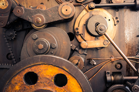 Machines in a Workshopの写真素材