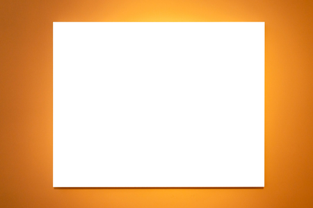 Billboard Rectangular White Mockup City Advertisementの写真素材