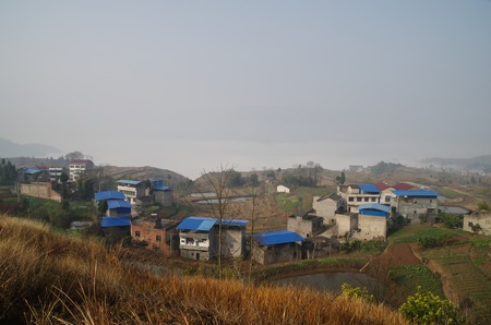 Villages and Surrounding Environmentの写真素材