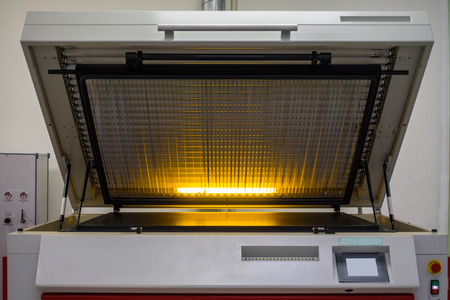 Plate Making Equipment Machine Expose Flexography Open Toolの写真素材