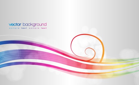 colorful Lines Abstract Backgroundのイラスト素材