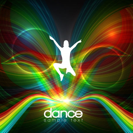  Party People  Background - Dancing Young Menのイラスト素材