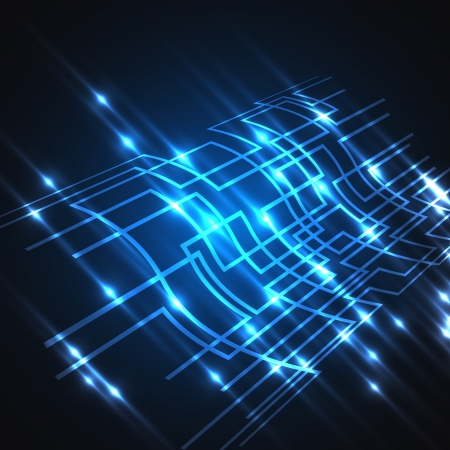 3D Colorful Network のイラスト素材